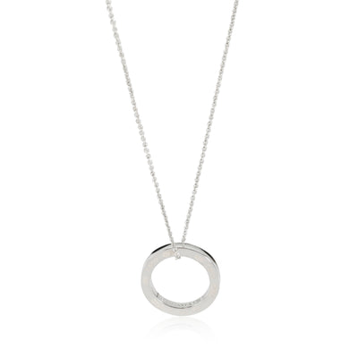 Tiffany & Co. Sterling Silver 1837 Circle Pendant