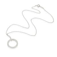 Tiffany & Co. Sterling Silver 1837 Circle Pendant
