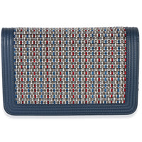 Chanel Paris Cuba Blue Multicolor Lambskin Strass Boy Wallet On Chain Handbag 4