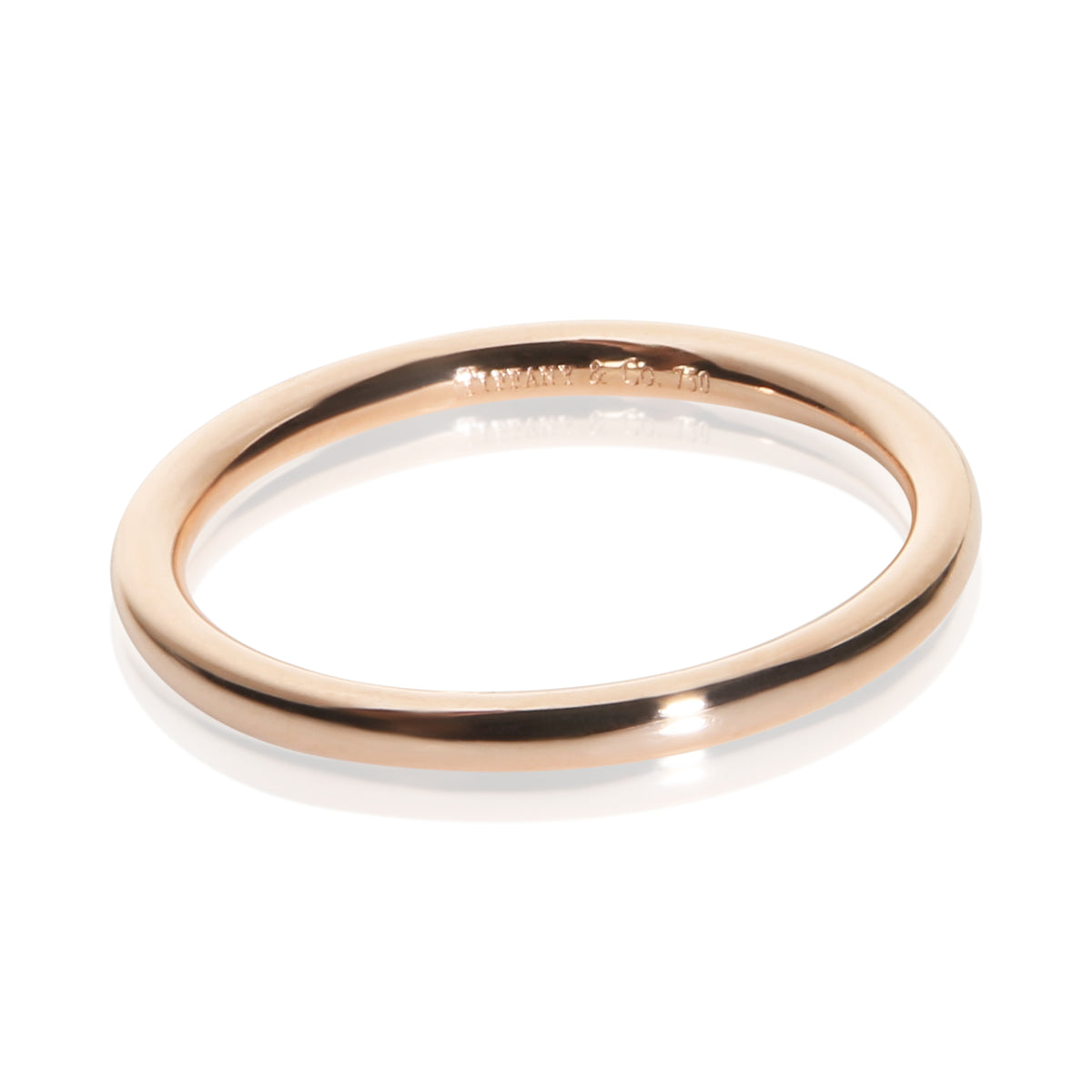 Tiffany & Co. Rose Gold 1.8mm Round Wire Band fv
