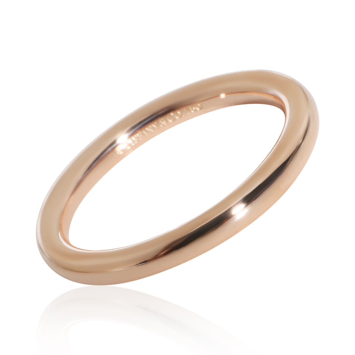 Tiffany & Co. Rose Gold 2.7mm Round Wire Band 2