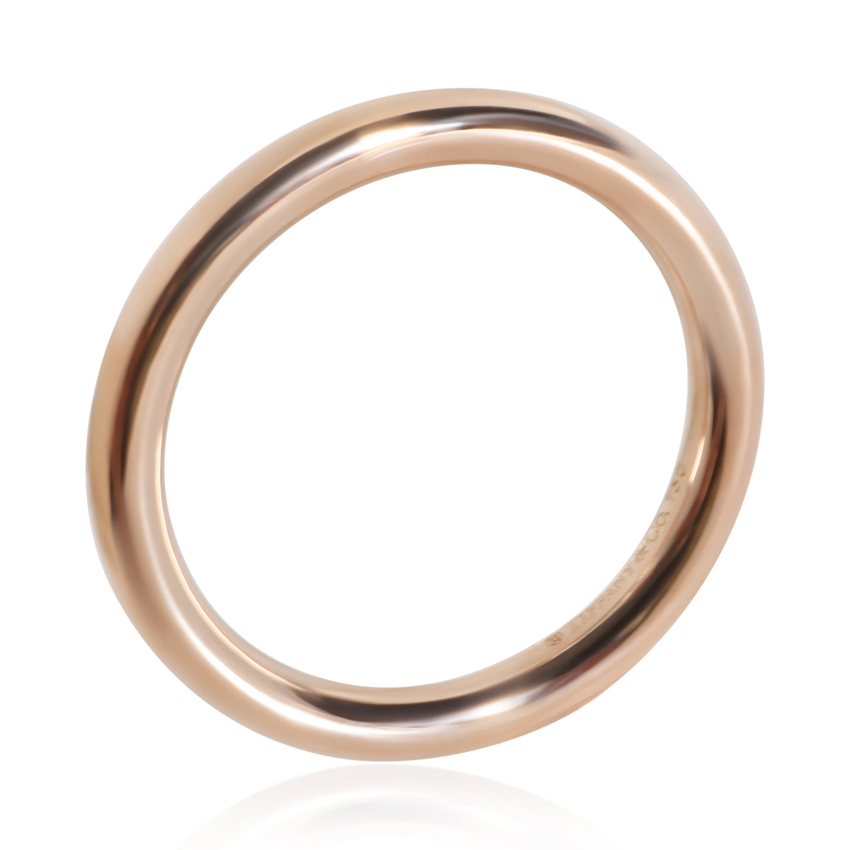Tiffany & Co. Rose Gold 2.7mm Round Wire Band 5