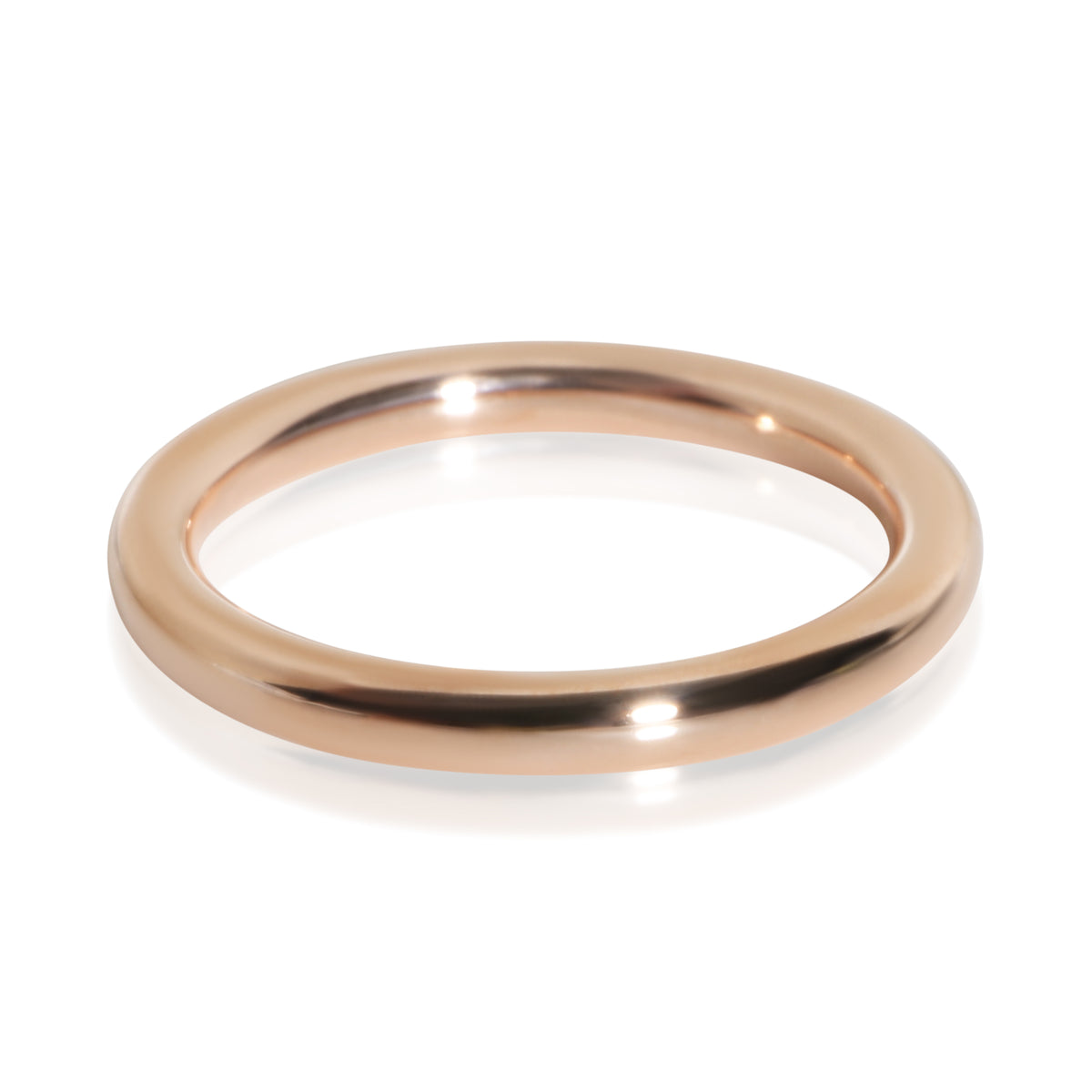 Tiffany & Co. Rose Gold 2.7mm Round Wire Band fv