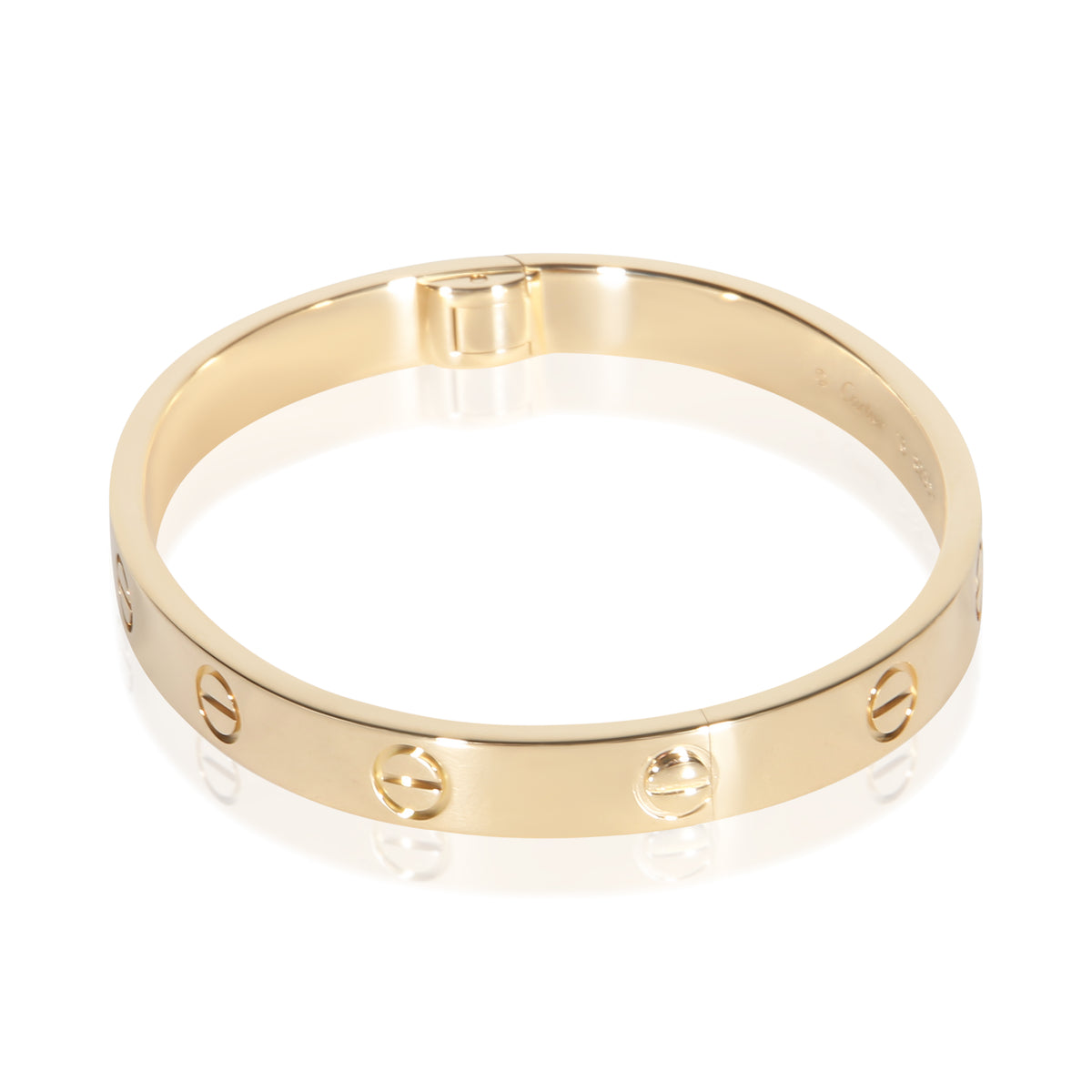 Cartier Yellow Gold Single Hinge Love Bracelet 2