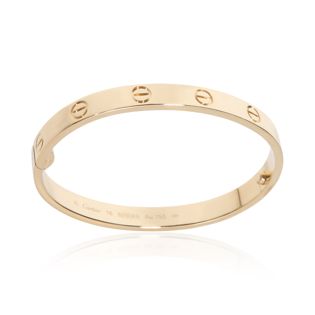 Cartier Yellow Gold Single Hinge Love Bracelet 5