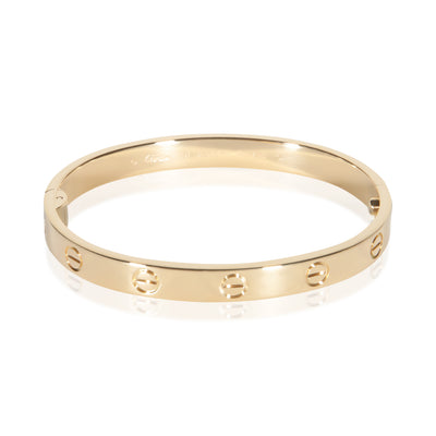 Cartier Yellow Gold Single Hinge Love Bracelet fv