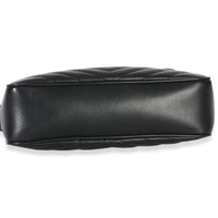 Saint Laurent Black Matelasse Calfskin Lou Camera Handbag 5