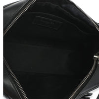 Saint Laurent Black Matelasse Calfskin Lou Camera Handbag 9