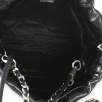 Chanel Black Quilted Calfskin  22 Mini Hobo Handbag 9