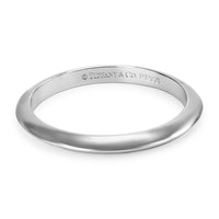 Tiffany & Co. Platinum Knife Edge Band fv
