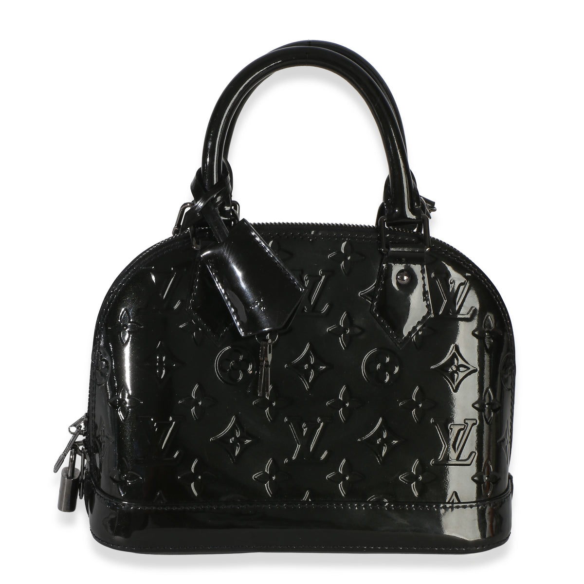 Louis Vuitton Black Monogram Vernis Alma BB Handbag id