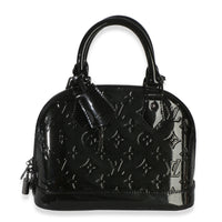 Louis Vuitton Black Monogram Vernis Alma BB Handbag id