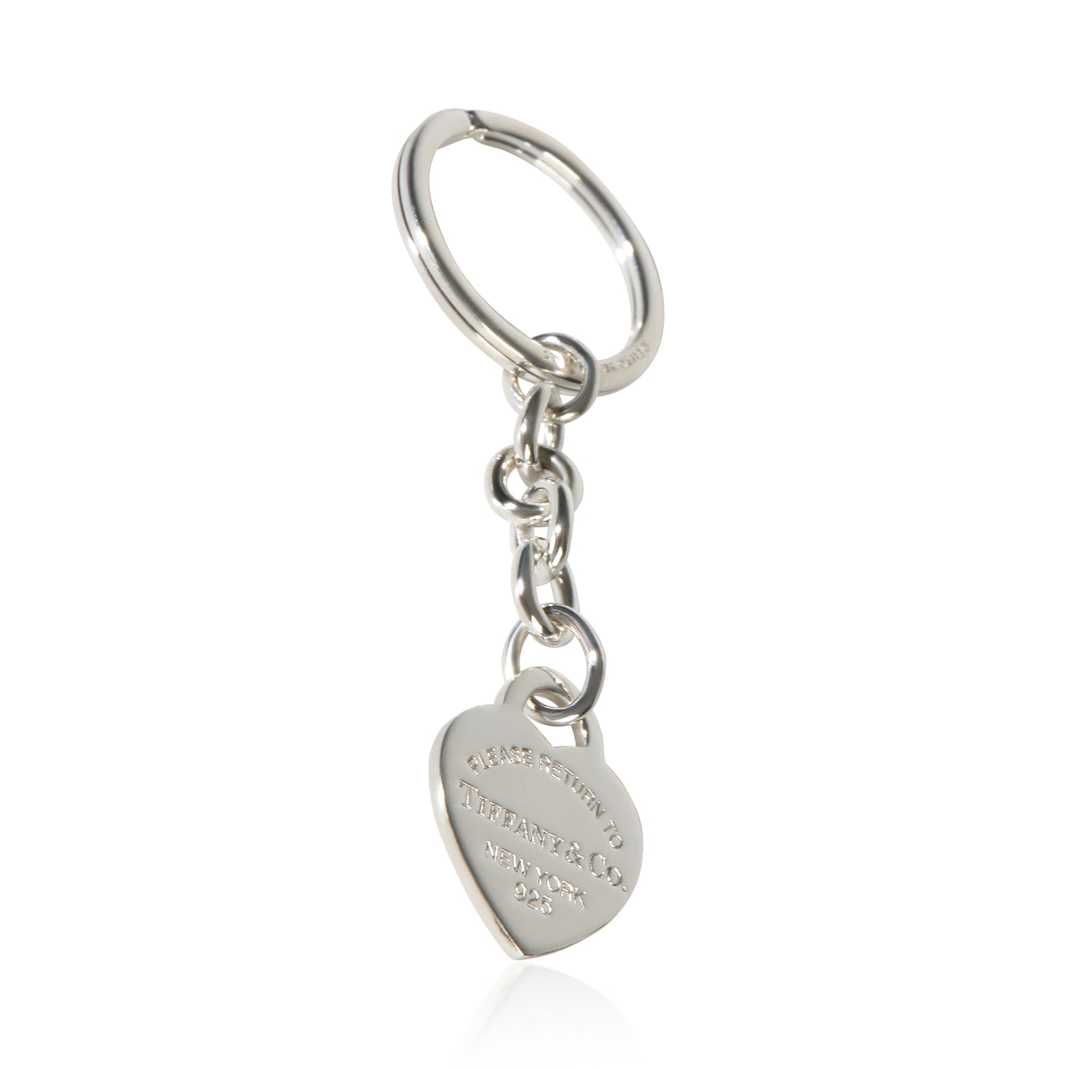 Tiffany & Co. Sterling Silver Return To Tiffany Key Ring 3
