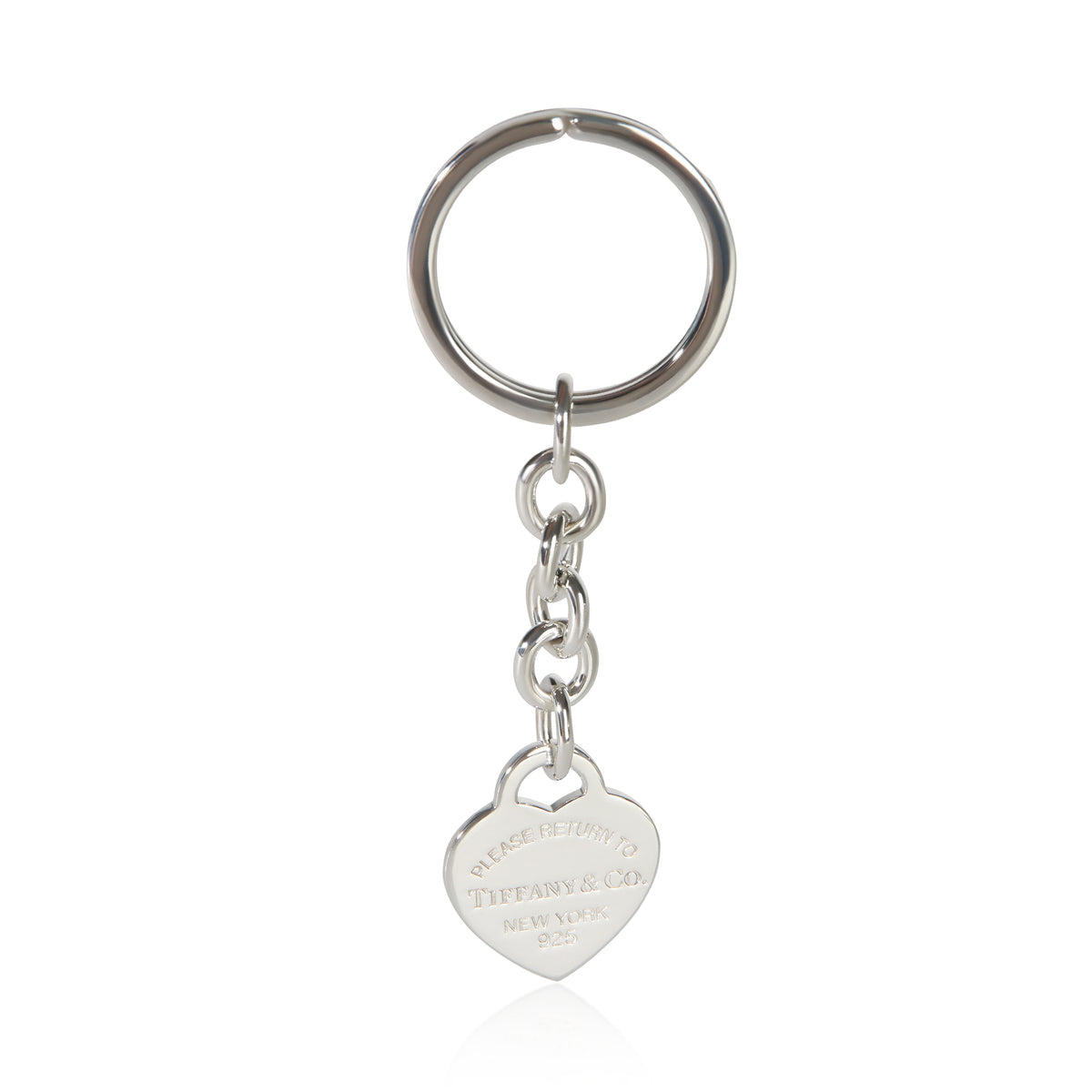 Tiffany & Co. Sterling Silver Return To Tiffany Key Ring fv