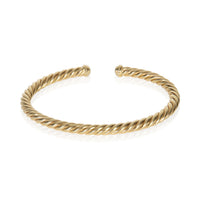 David Yurman Yellow Gold Cable Flex Bracelet fv