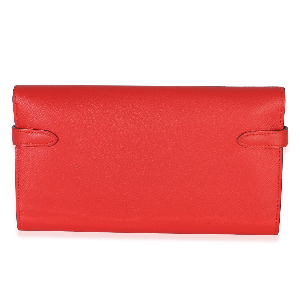 Hermès Rouge Tomate Epsom Kelly Long Wallet PHW Wallet 4