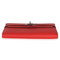 Hermès Rouge Tomate Epsom Kelly Long Wallet PHW Wallet 5