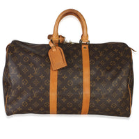 Louis Vuitton Monogram Canvas Keepall 45 Handbag id
