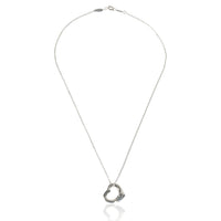 Tiffany & Co. Sterling Silver Elsa Peretti Open Heart Pendant