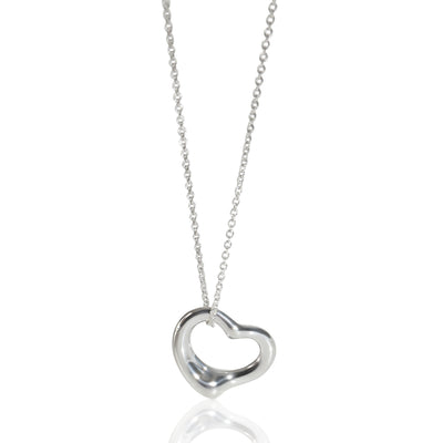Tiffany & Co. Sterling Silver Elsa Peretti Open Heart Pendant