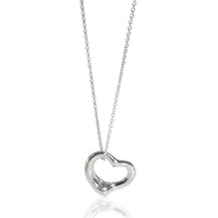 Tiffany & Co. Sterling Silver Elsa Peretti Open Heart Pendant