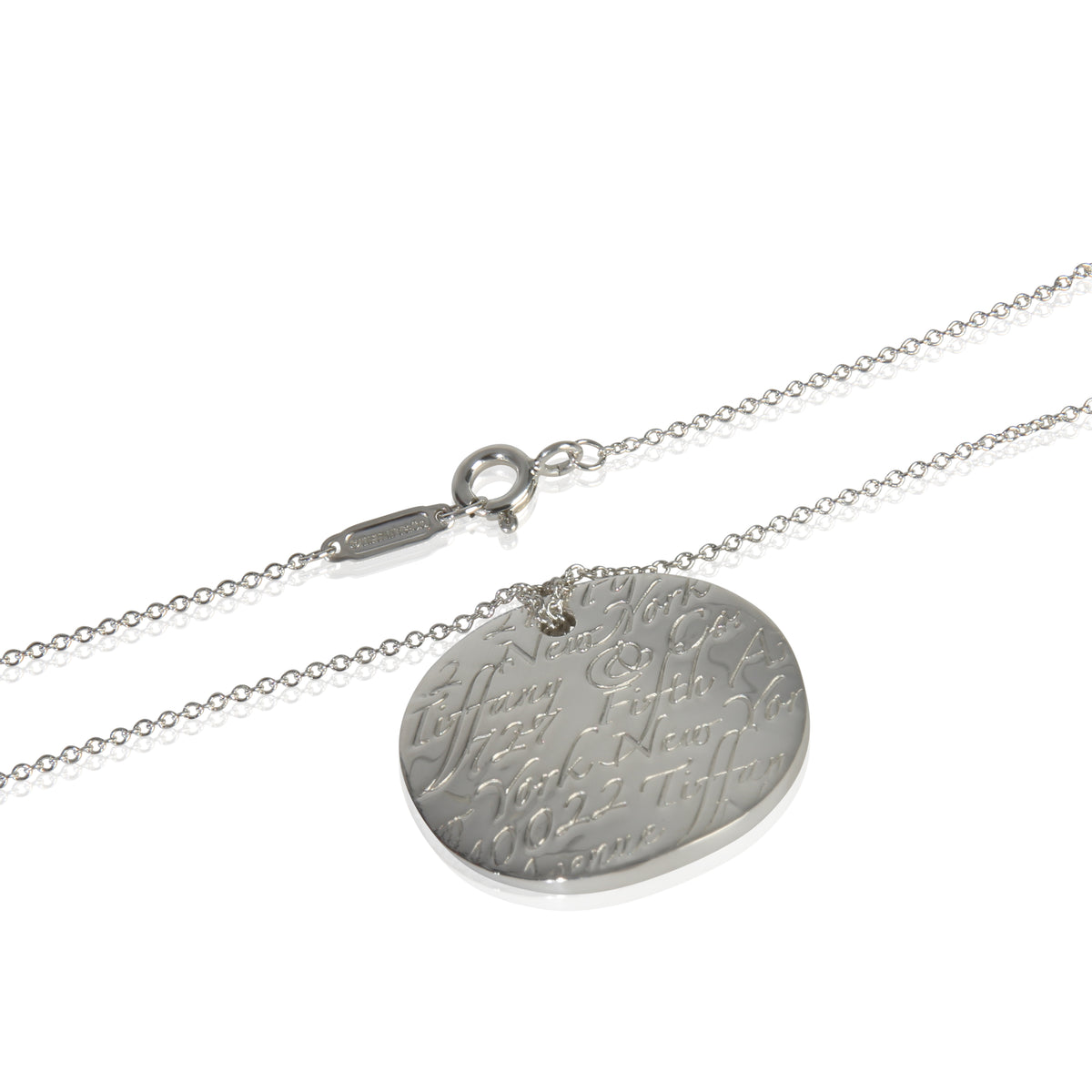 Tiffany & Co. Sterling Silver Notes Pendant