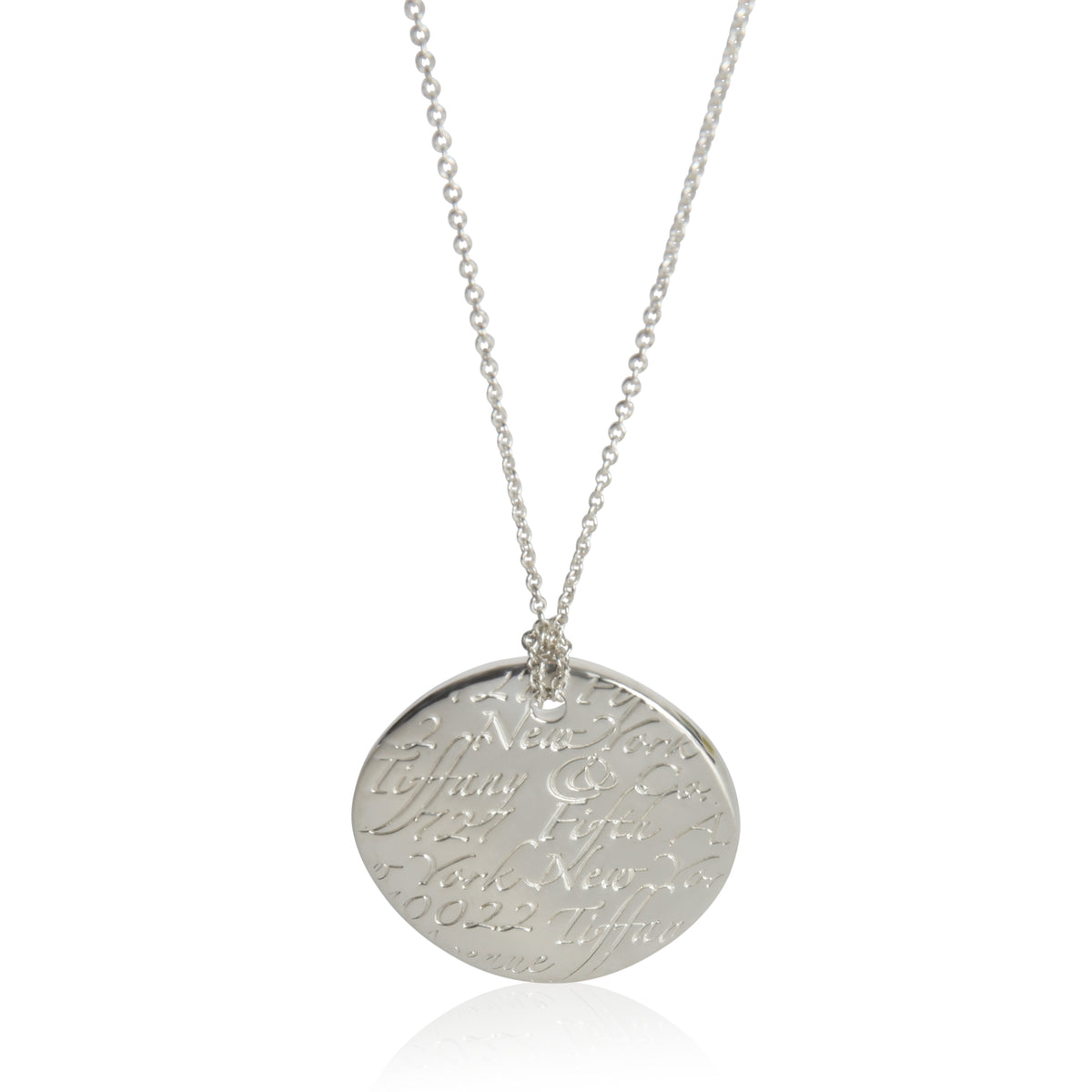 Tiffany & Co. Sterling Silver Notes Pendant