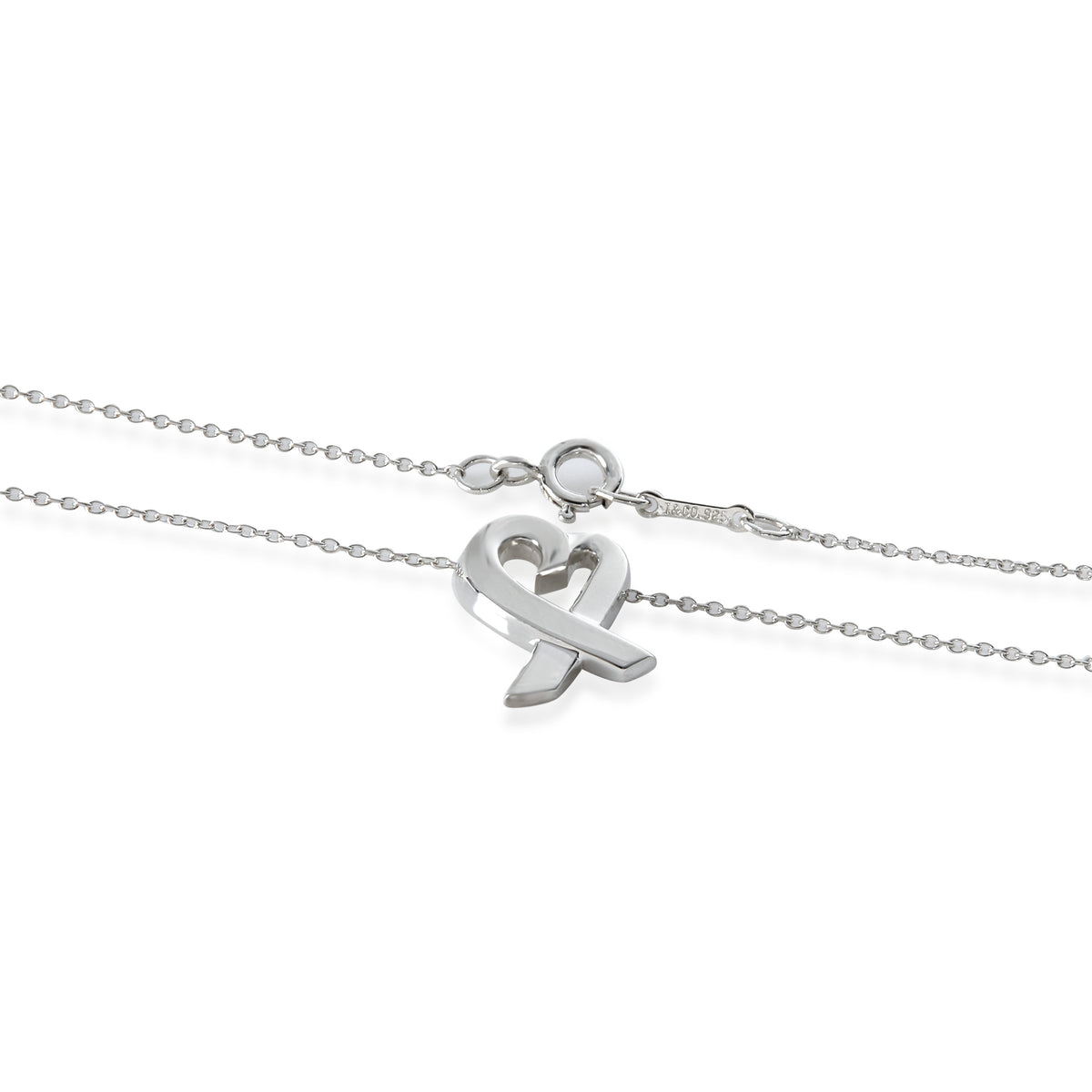 Tiffany & Co. Sterling Silver Paloma Picasso Loving Heart Pendant