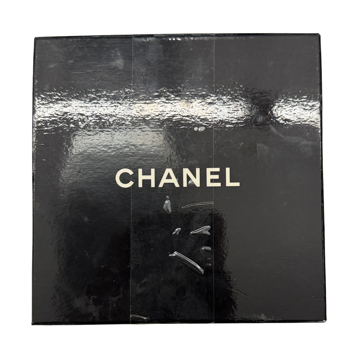 Chanel Gold Plated Vintage Matelasse Multistrand Necklace box