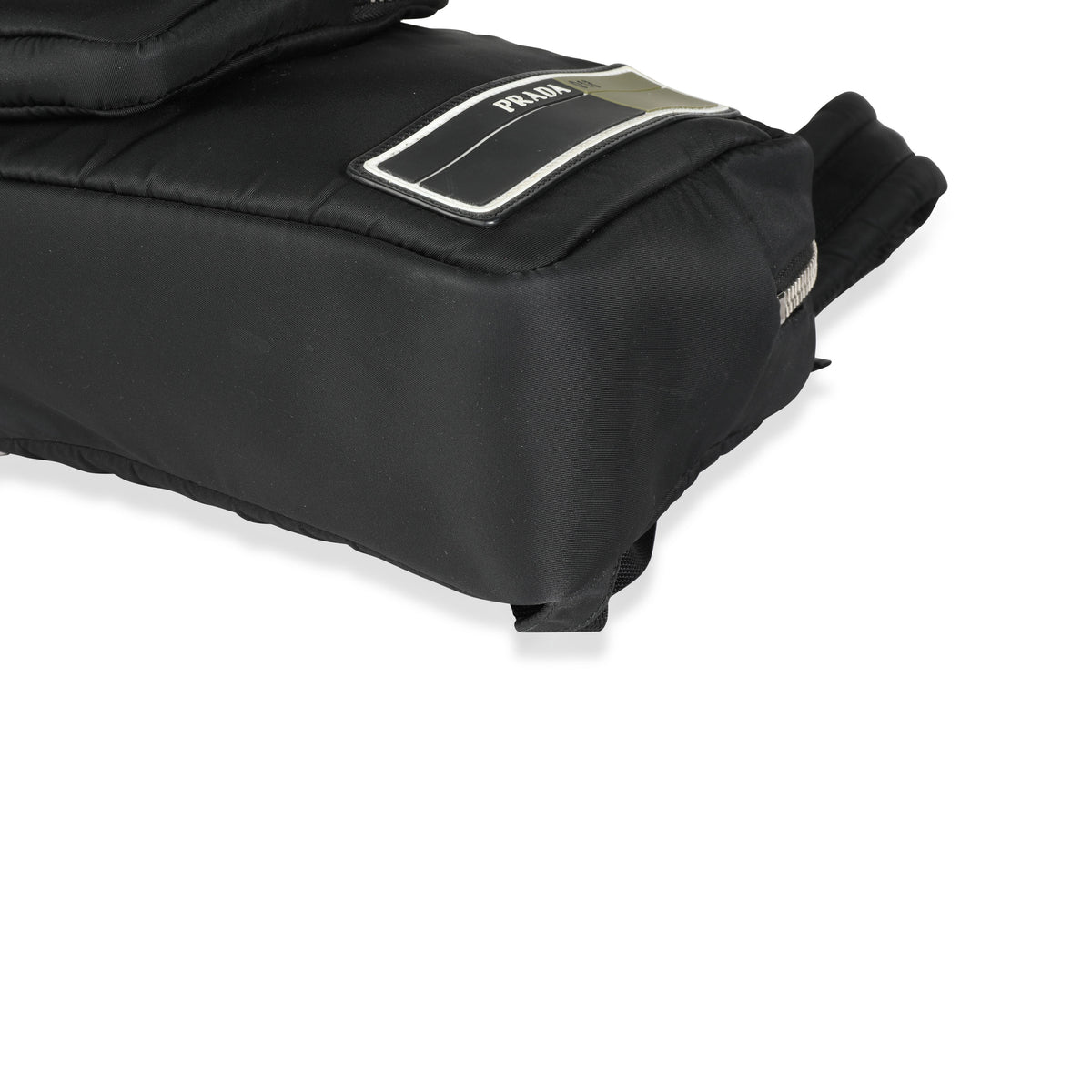 Prada Black Tessuto Pocket Nylon Technical Backpack Handbag box
