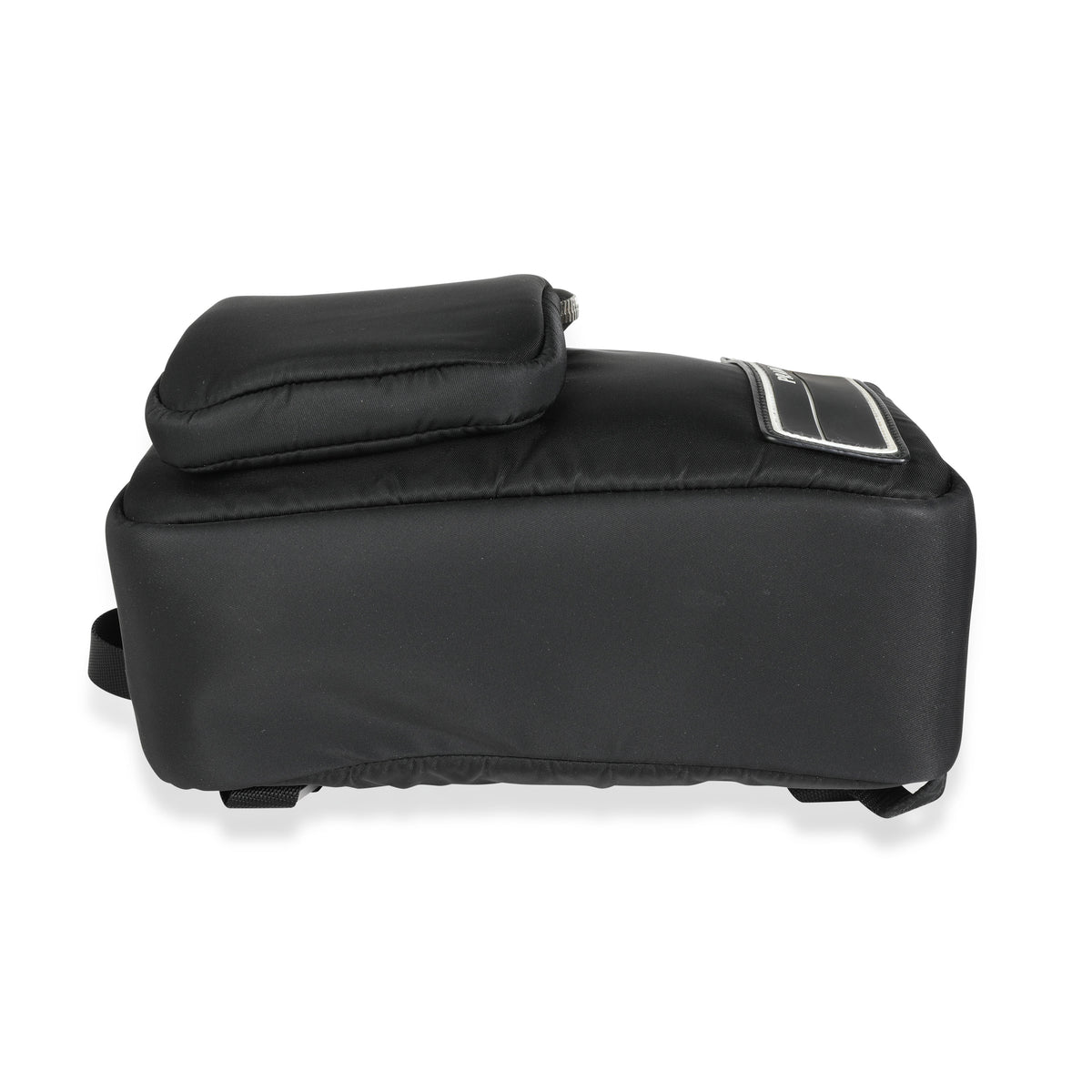 Prada Black Tessuto Pocket Nylon Technical Backpack Handbag stamp