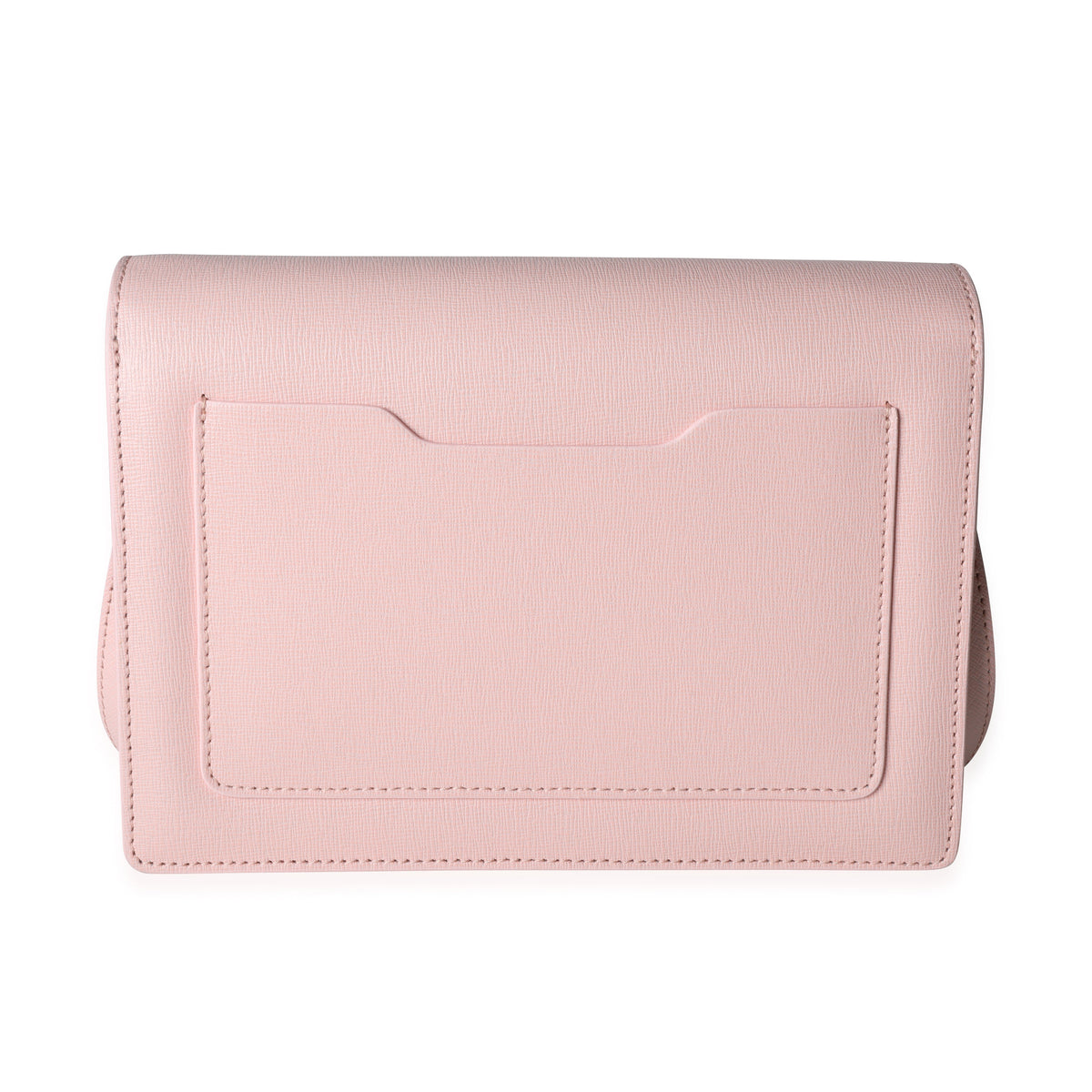 Off White Pink Saffiano Leather Jitney 2.0 Crossbody Bag Handbag pv