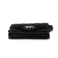 Chanel Black Quilted Lambskin Elegant Chain Mini  Belt Bag Handbag stamp