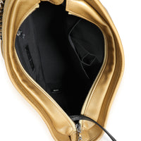 Chanel Black & Gold Ombré Quilted Goatskin Medium Gabrielle Hobo Handbag av