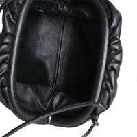 Bottega Veneta Black Calfskin Mini Pouch Handbag