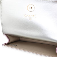 Chanel Metallic Ombre Quilted Lambskin Belt Bag Handbag bv