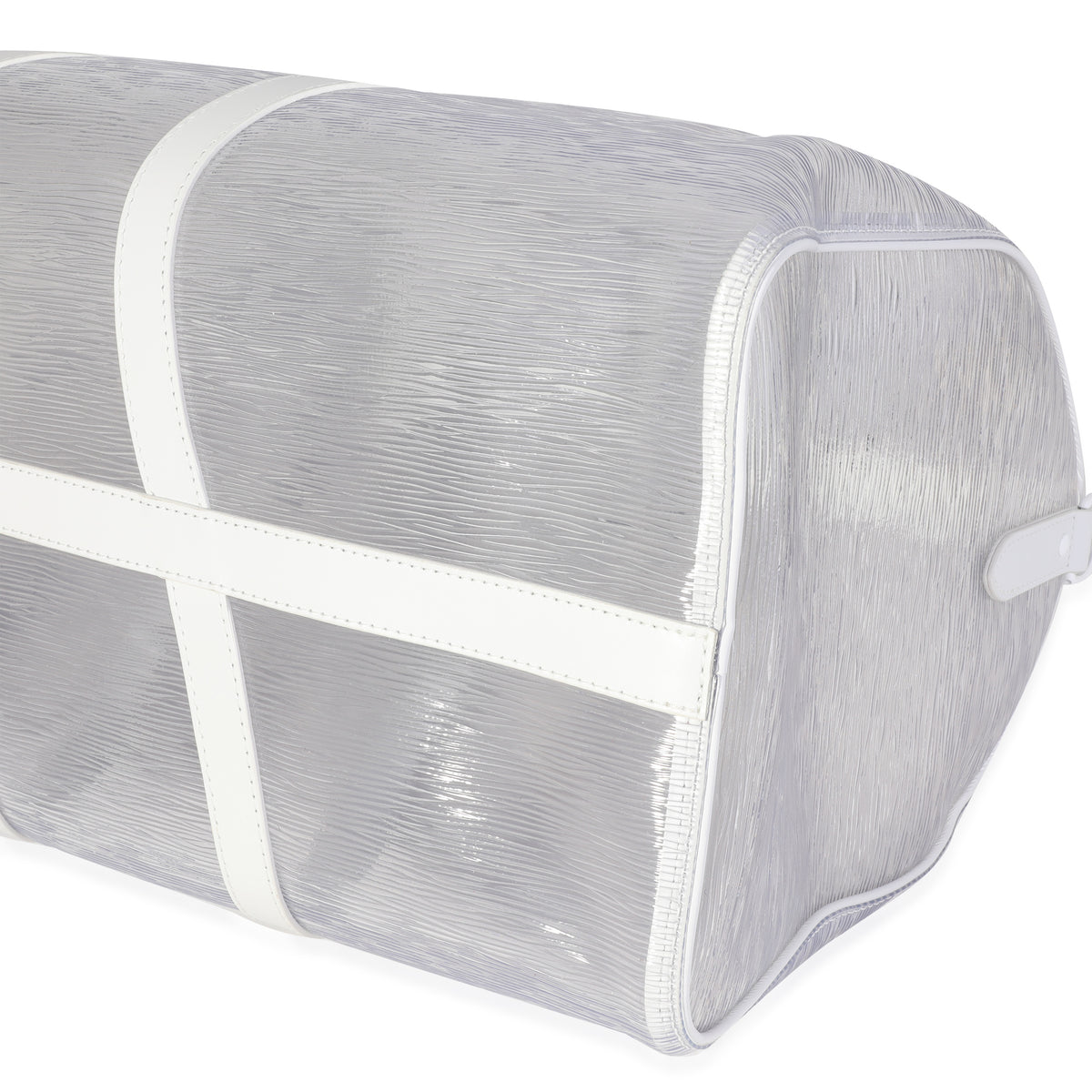 Louis Vuitton Clear Epi PVC Wavy Keepall Bandoulière 50 Handbag box