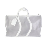 Louis Vuitton Clear Epi PVC Wavy Keepall Bandoulière 50 Handbag fv