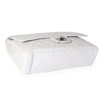 Chanel White Aged Calfskin Quilted 2.55 Reissue 227 Flap Handbag clasp