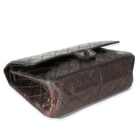 Chanel Bronze Metallic Quilted 2.55 Reissue 226 Bag Handbag bv