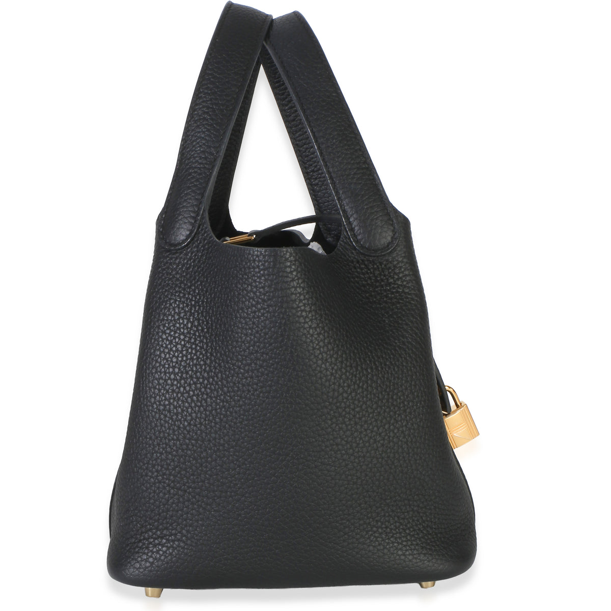 Hermès Black Clemence Picotin Lock 18 PHW Handbag 4