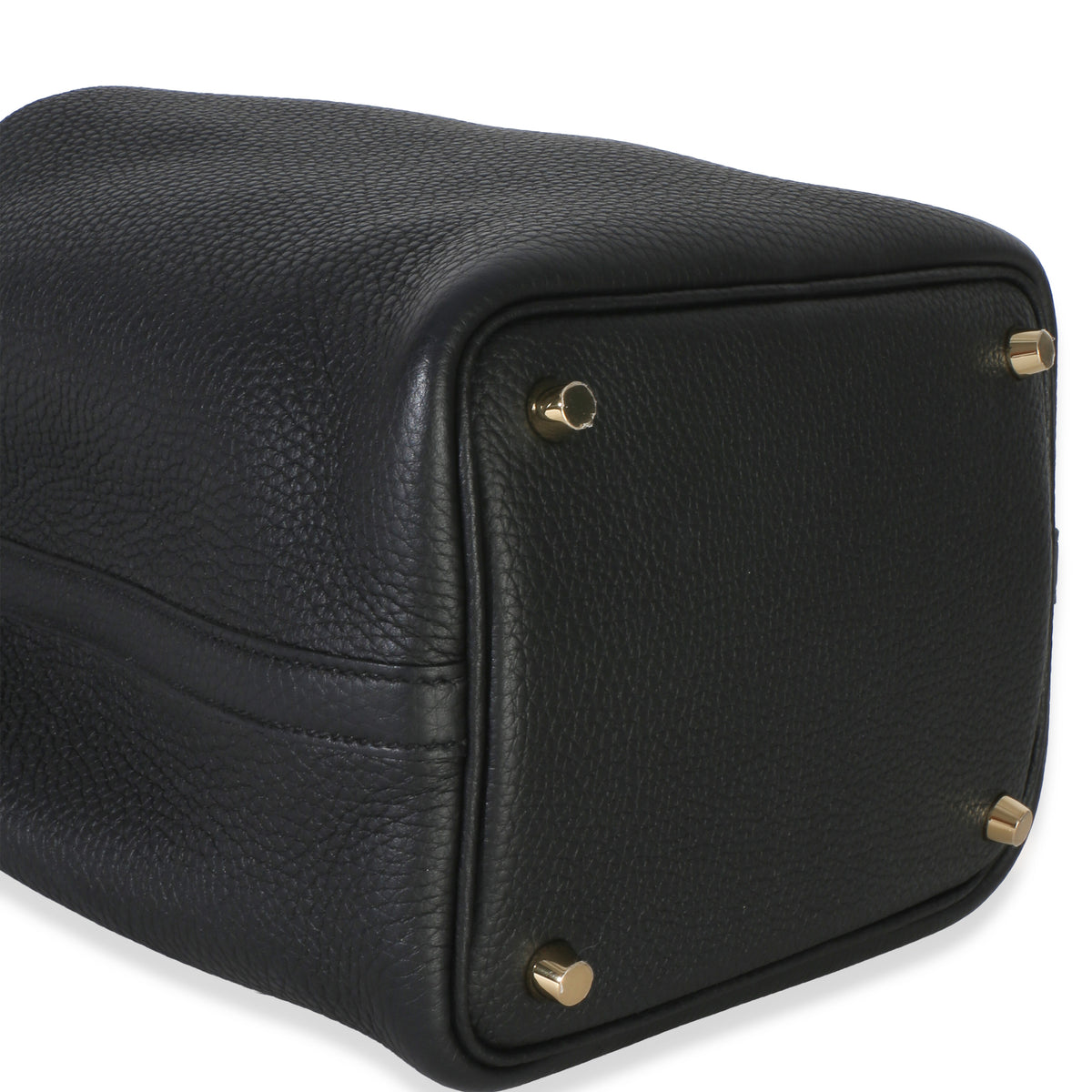 Hermès Black Clemence Picotin Lock 18 PHW Handbag 8