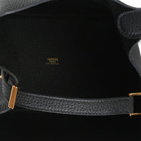 Hermès Black Clemence Picotin Lock 18 PHW Handbag 9