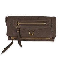 Louis Vuitton Taupe Monogram Empreinte Petillante Clutch Handbag id