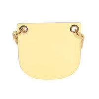 Chloé Yellow Leather The Mini Flat Pouch Handbag pv