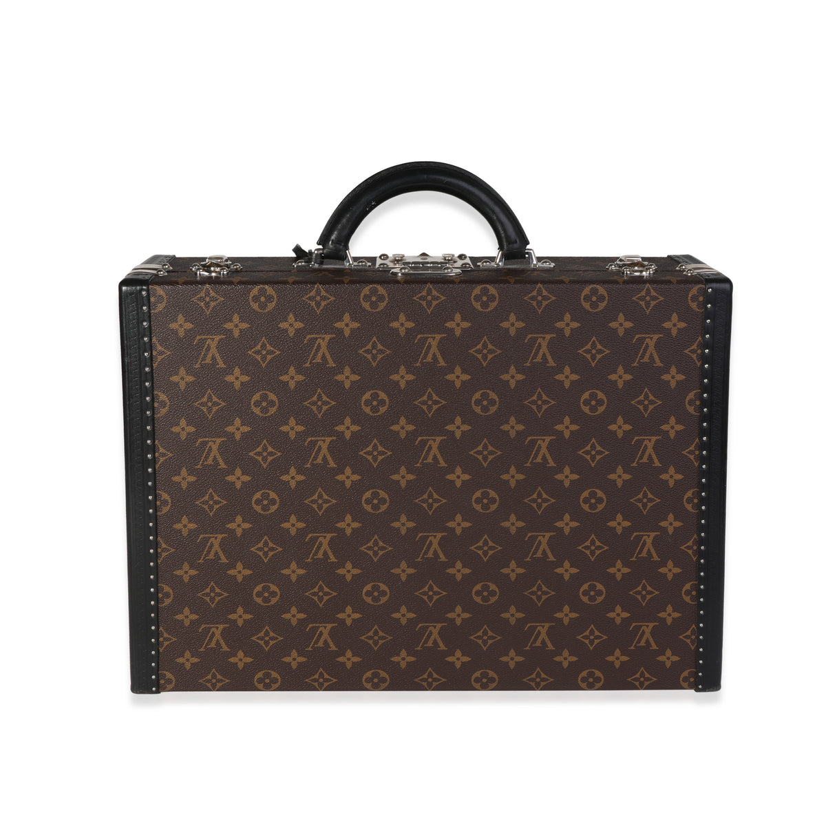 Louis Vuitton Monogram Macassar President Briefcase Handbag pv