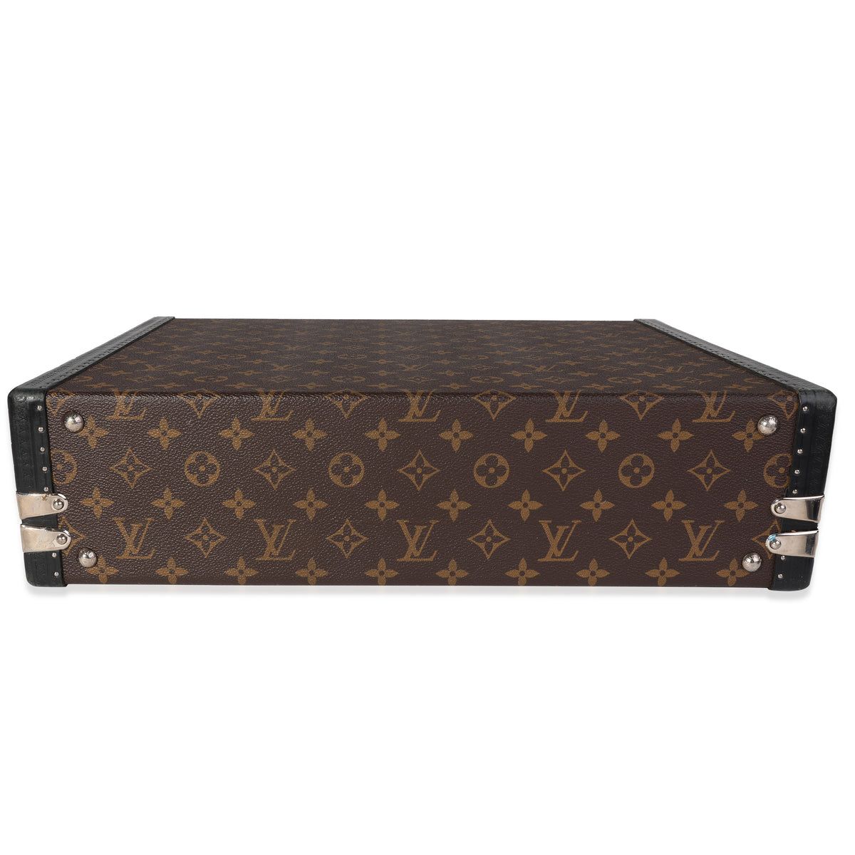 Louis Vuitton Monogram Macassar President Briefcase Handbag stamp