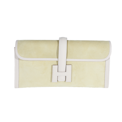 Hermès Mimosa Veau Doblis & Craie Swift Jige Elan 29 Handbag