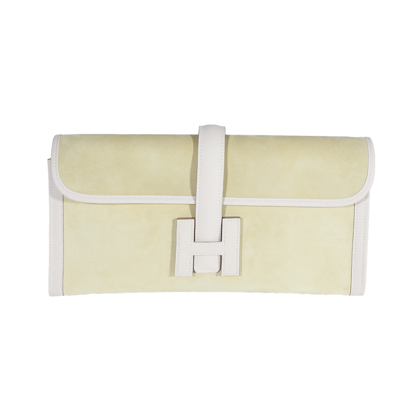 Hermès Mimosa Veau Doblis & Craie Swift Jige Elan 29 Handbag