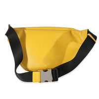 Fendi Yellow Calfskin FF 1974 Embossed Belt Bag Handbag pv